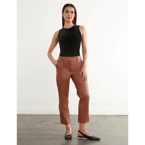 Commando Faux Leather 7/8 Pants  Cocoa Tan Brown